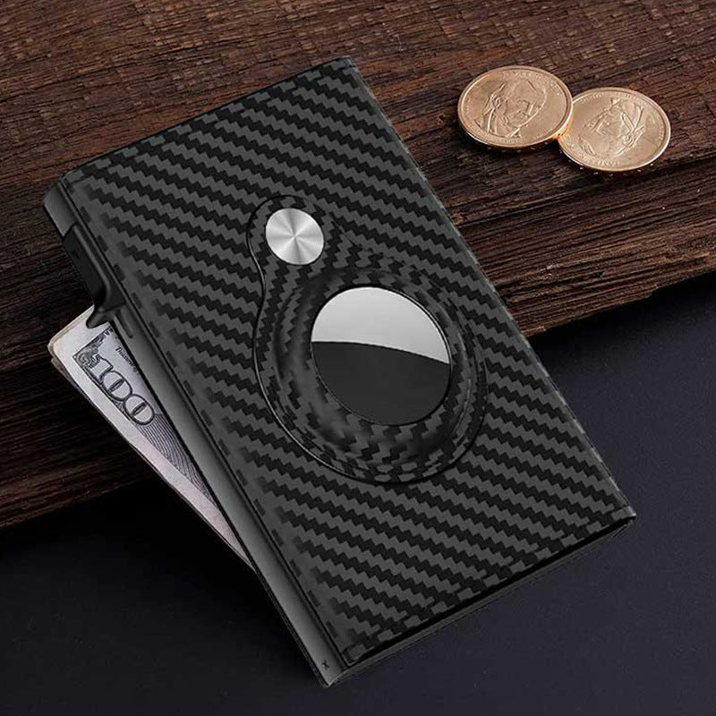 Trackable Wallet & Card Holder Carbon Fiber